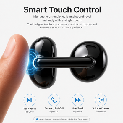 Clippiq® Open-Ear Clip Wireless Earbuds